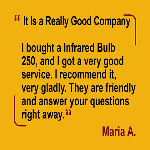 Near Infrared Bulb - 250 Watt (120V for North America)