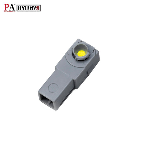 LED Ambient Light Central Console Box Light Footwell Glove Box Bulb Original Reserved Hole with Dedicated Wiring Harness for Toyota Cross Corolla Auris Subaru (4 pcs with 2.0 cable)