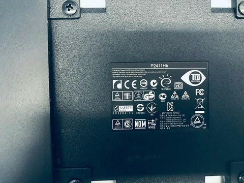 Dell Professional P2411HB 24in Widescreen LED Backlight Flat Panel Monitor - Refurbished