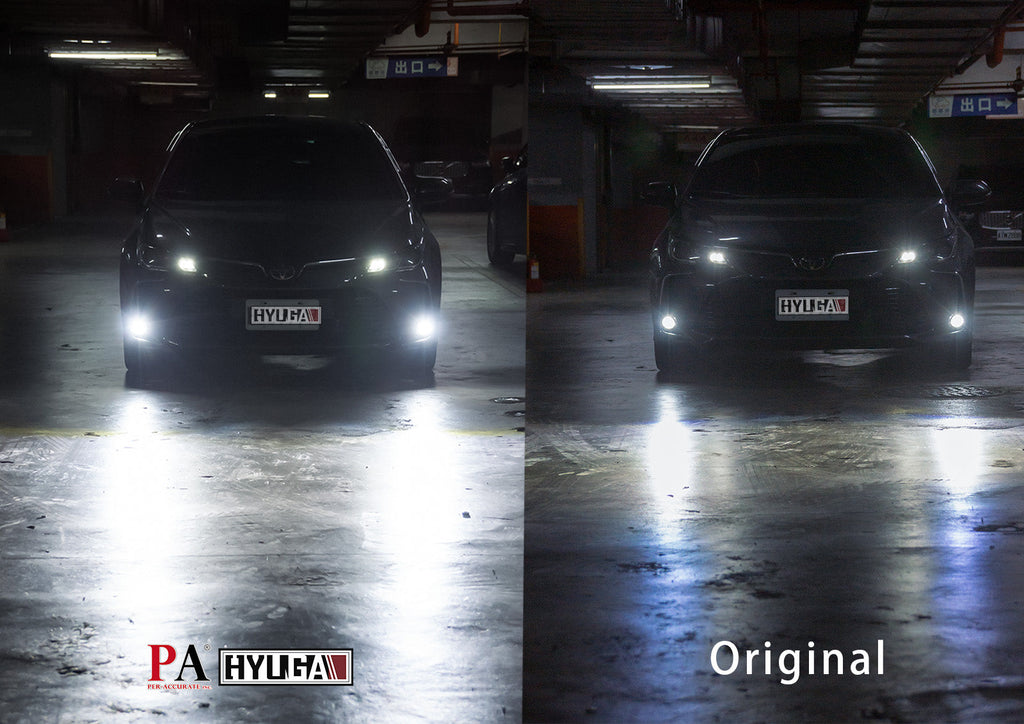 TF1 2x LED Fog Light Bulbs 3000K Amber 6000K White 30W Plug and Play Compatible with 2020~ Corolla Cross, Corolla, CHR, SIENTA, RAV4, HILUX HYUGA (Pack of 2) - 88PRINTERS.COM