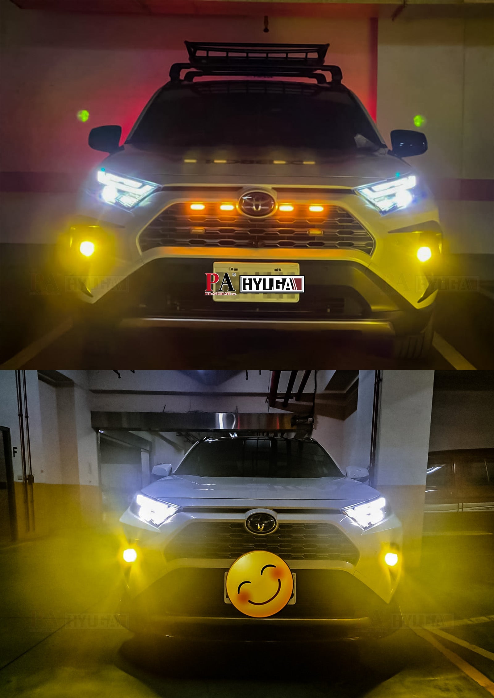 TF1 2x LED Fog Light Bulbs 3000K Amber 6000K White 30W Plug and Play Compatible with 2020~ Corolla Cross, Corolla, CHR, SIENTA, RAV4, HILUX HYUGA (Pack of 2) - 88PRINTERS.COM