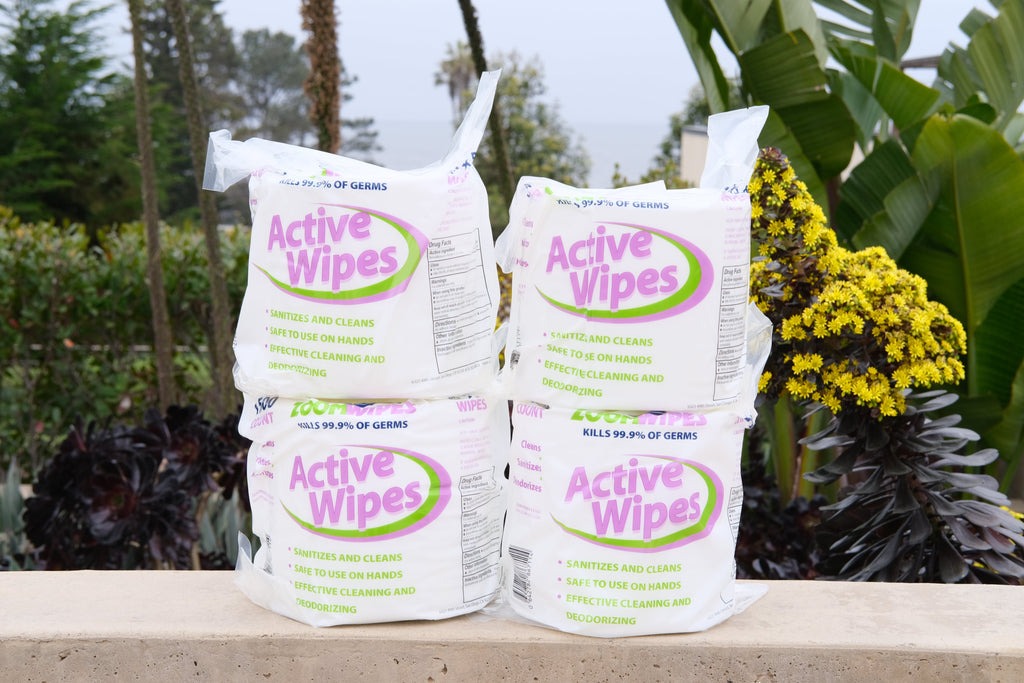 Quick Sanitizing "Active" Wipes Case - 88PRINTERS.COM