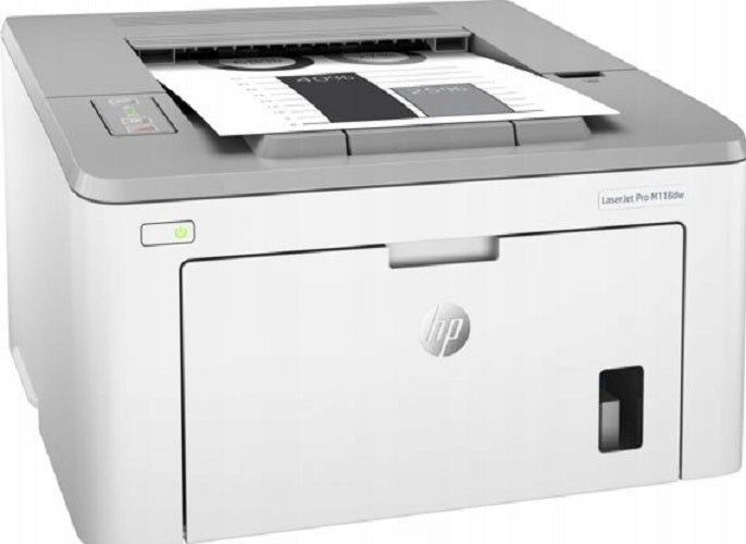 HP LaserJet Pro M118dw Up to 28 ppm Monochrome Ethernet (RJ-45) / USB / Wi-Fi Laser Printer- Refurbished