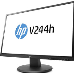 HP 23.8" 60 Hz VA LCD Monitor 7ms (GTG) 1920 x 1080 D-Sub, DVI, HDMI V244H - Refurbished