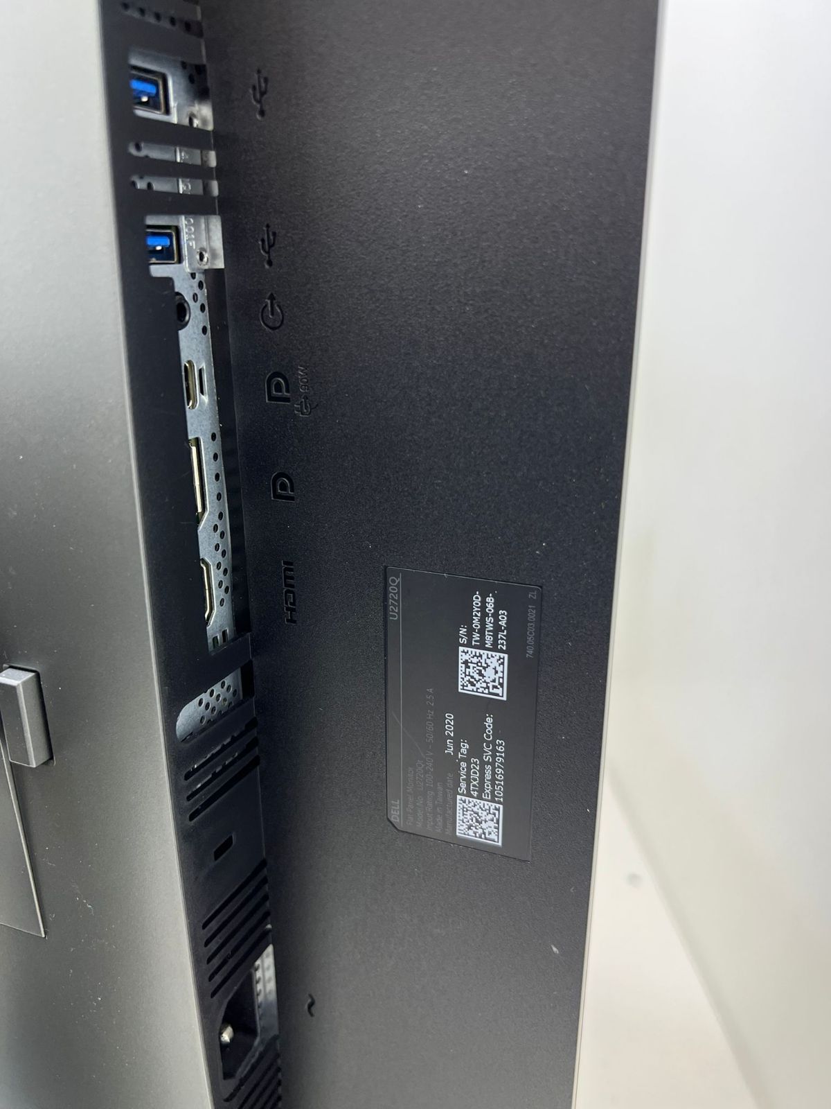 Dell U2720Q UltraSharp 27" 16:9 4K Ultra HD USB-C HDR IPS LCD LED Monitor - Refurbished